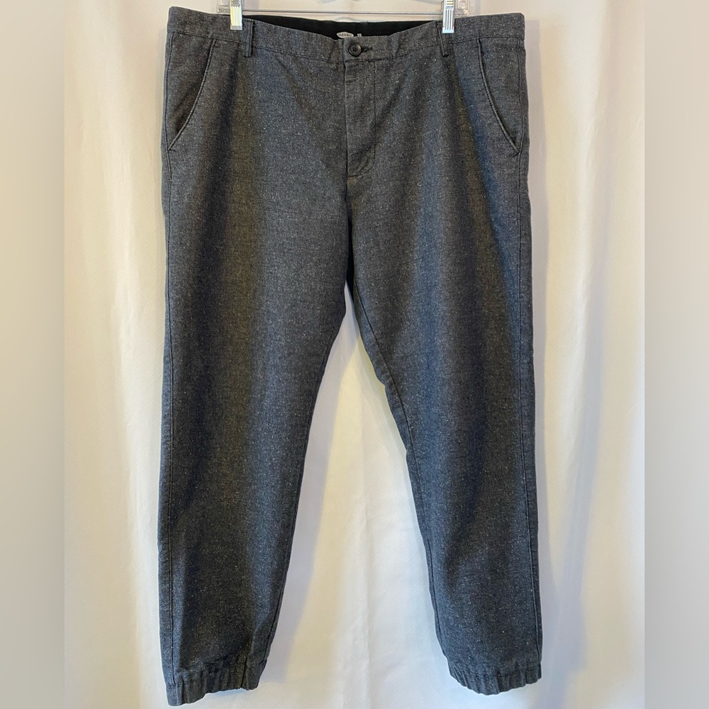 Old Navy Men's Grey Wool Blend Jogger Style Trousers LG Preppy Hipster Blokecore